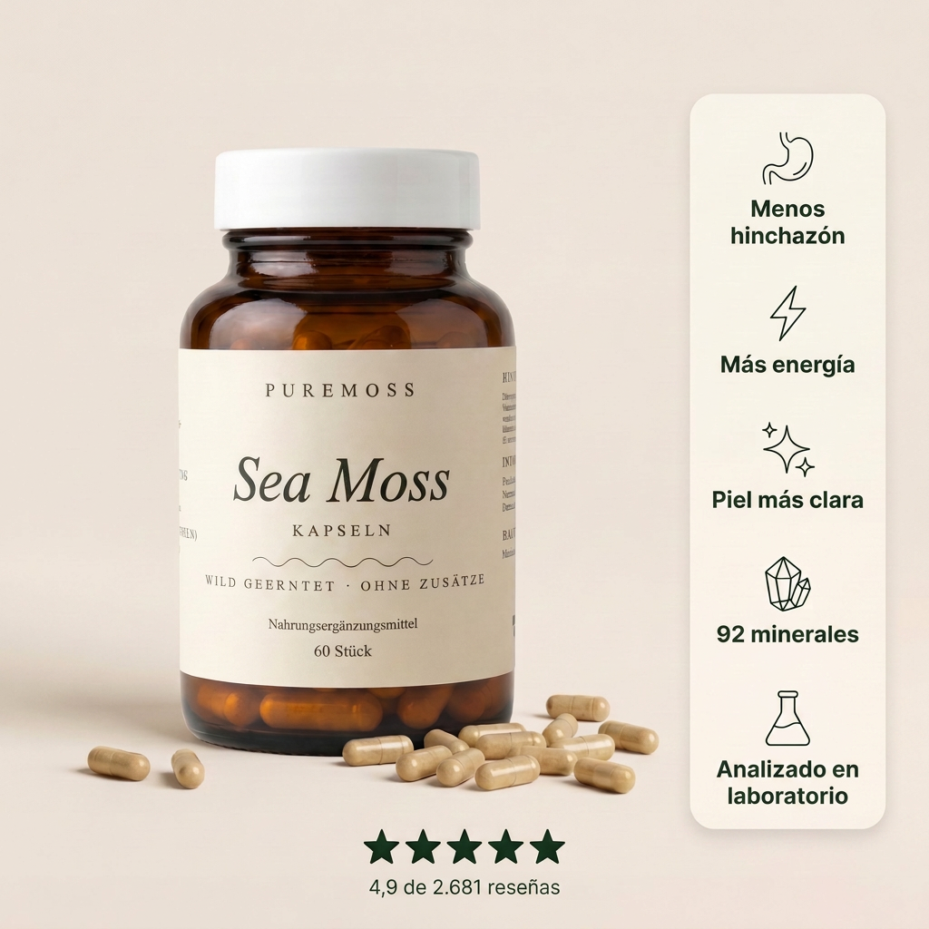 Cápsulas de Sea Moss PureMoss, imagen 1
